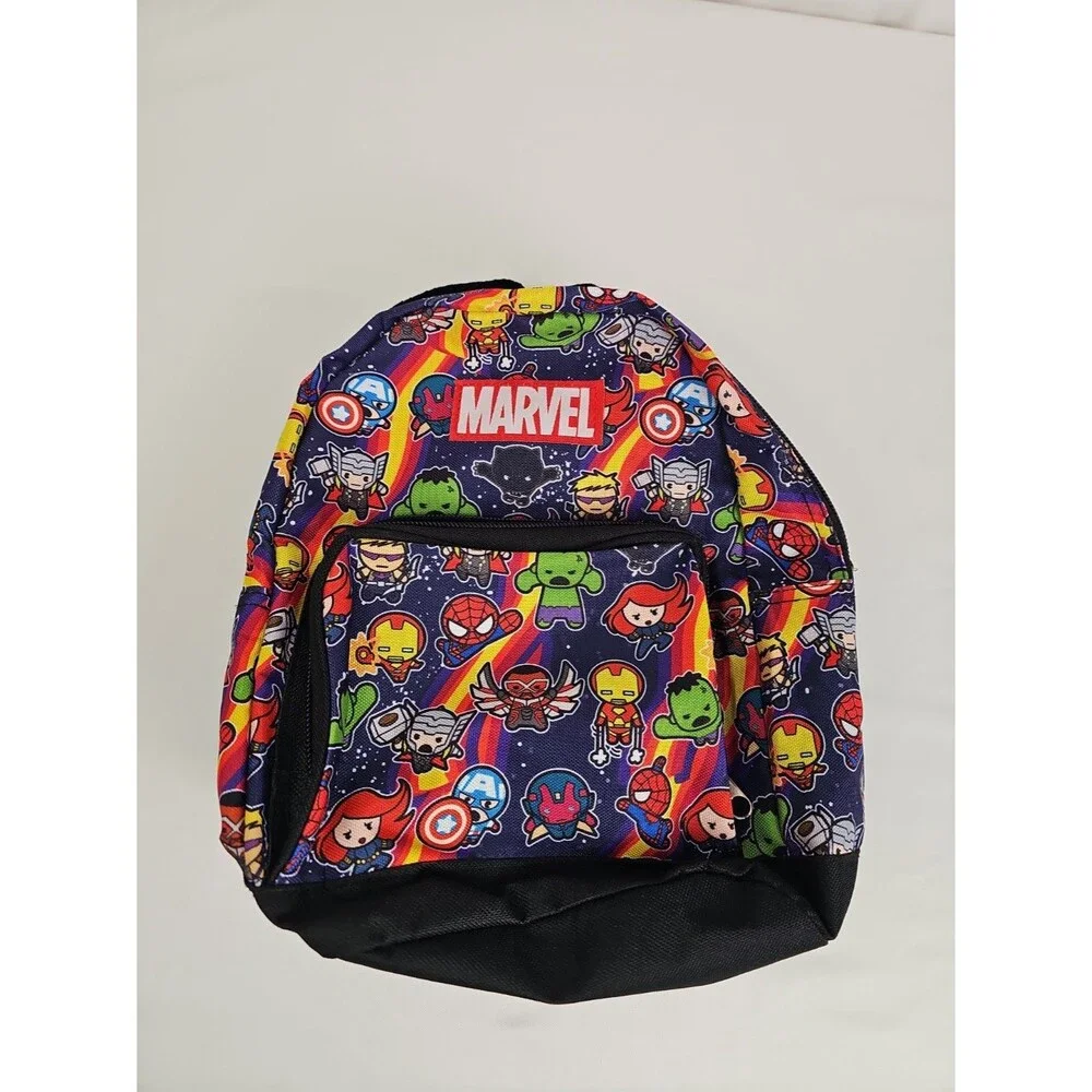 Marvel Avengers Mini Backpack Chibi Spider-Man Hulk Thor Iron Man Kids 2023
